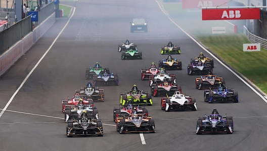 Le monoposto della Formula E in azione